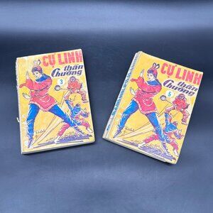 Vintage Vietnamese Martial Arts Novels Cụ Linh Thần Chưởng Volumes 3 and 5 Retro